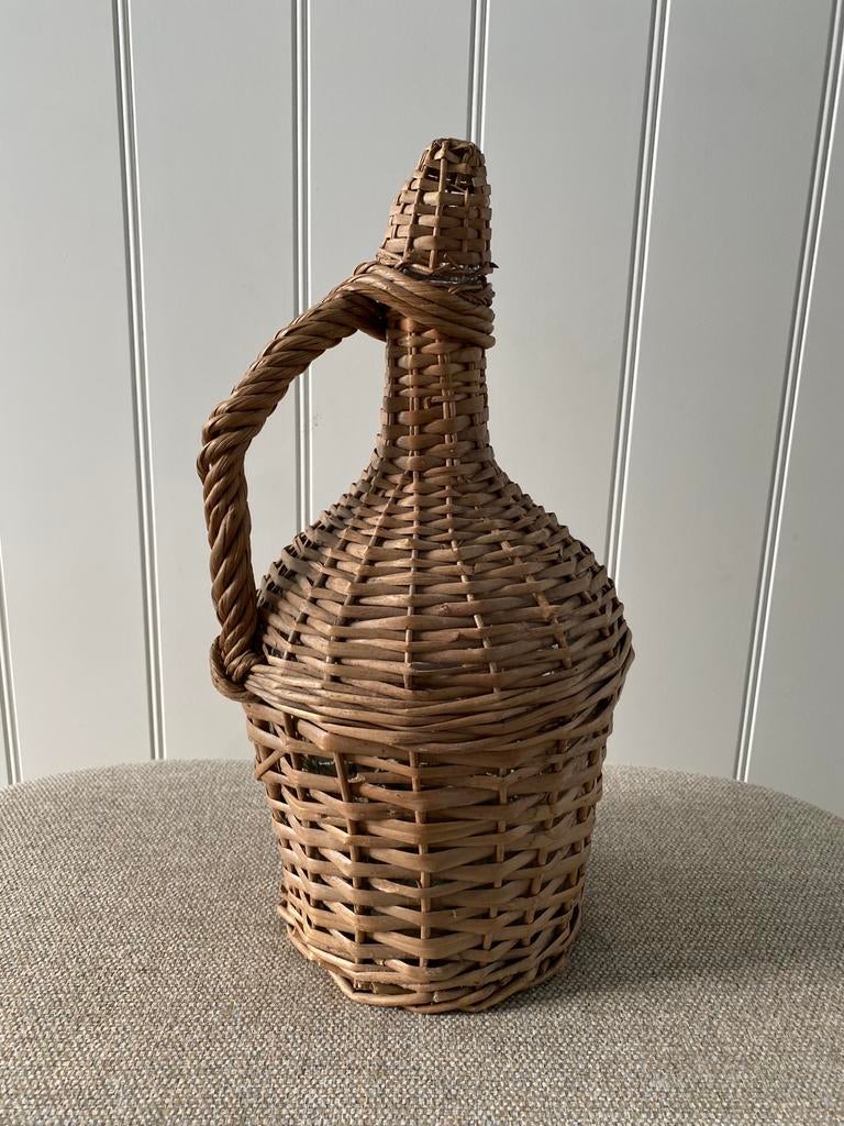 Mandfles met dop, Mand, Rond, Ophalen of Verzenden, Zo goed als nieuw