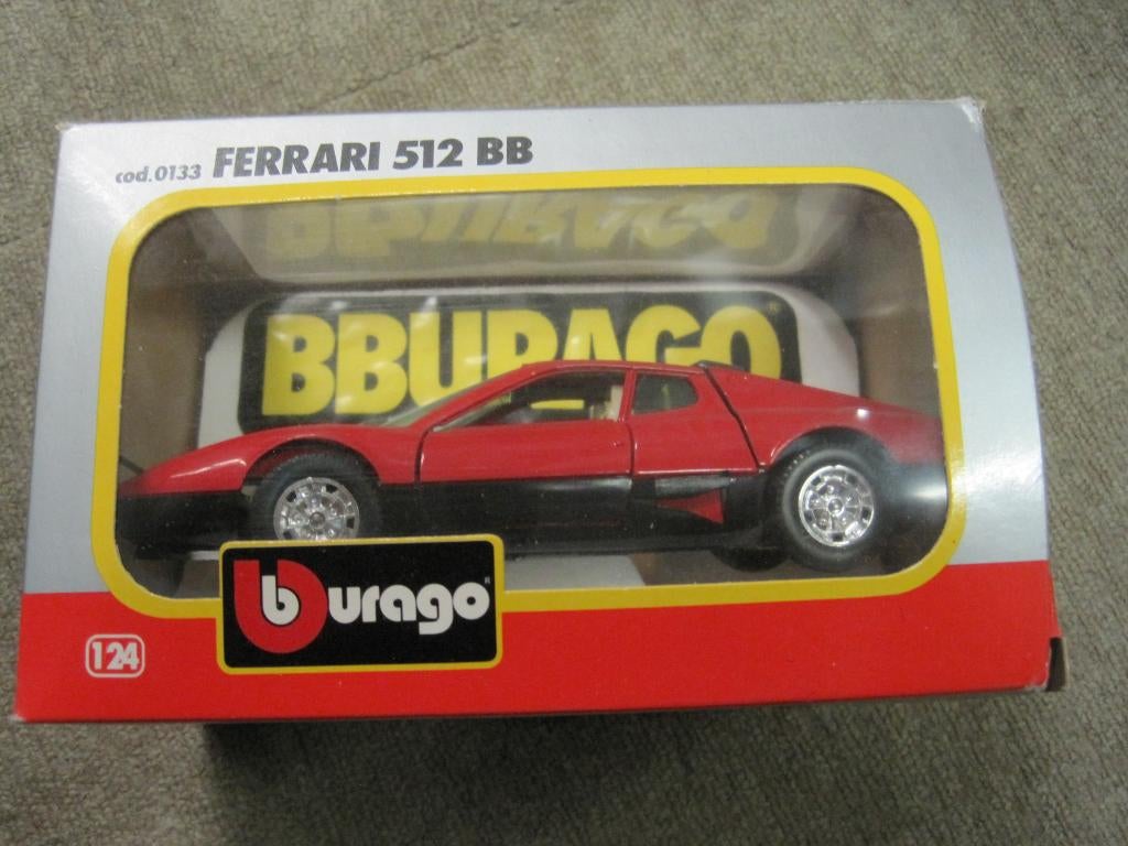 Bburago Ferrari 512 BB 1:24, Ophalen of Verzenden, Nieuw, Auto, Bburago