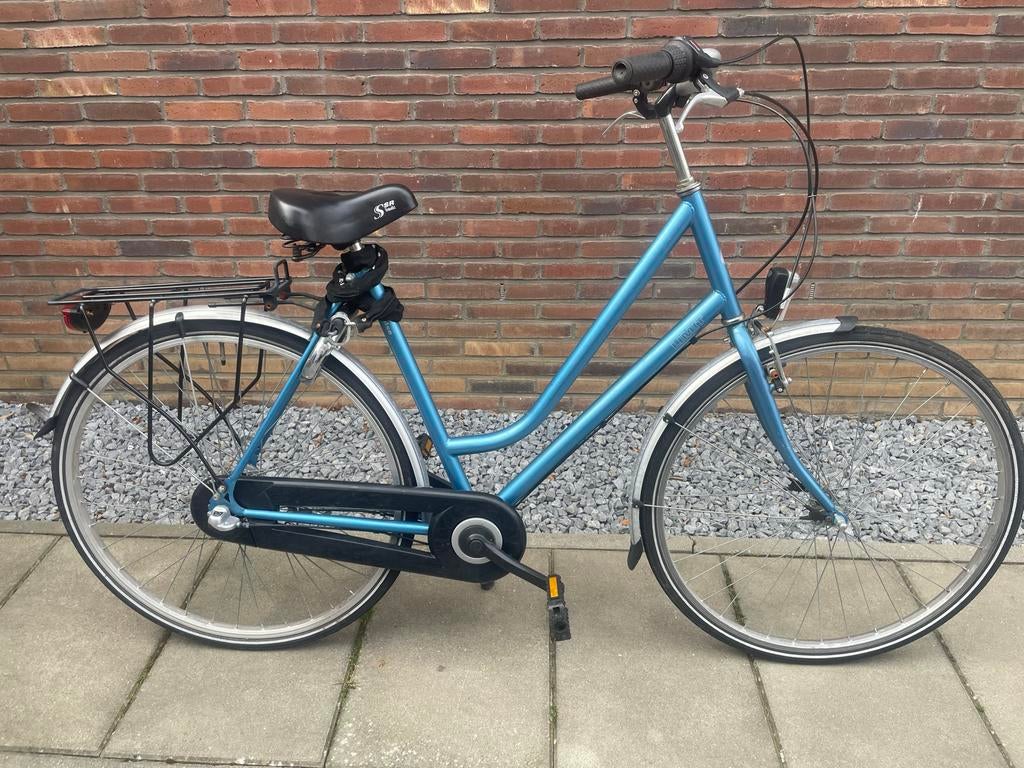 Damesfiets,  limit blauw, Ophalen of Verzenden, Gebruikt, Overige merken
