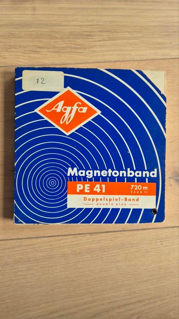 Agfa Magnetonband PE 41 - 720m - Bandrecorderband, Audio, Tv en Foto, Bandrecorders, Ophalen of Verzenden, Onderdeel