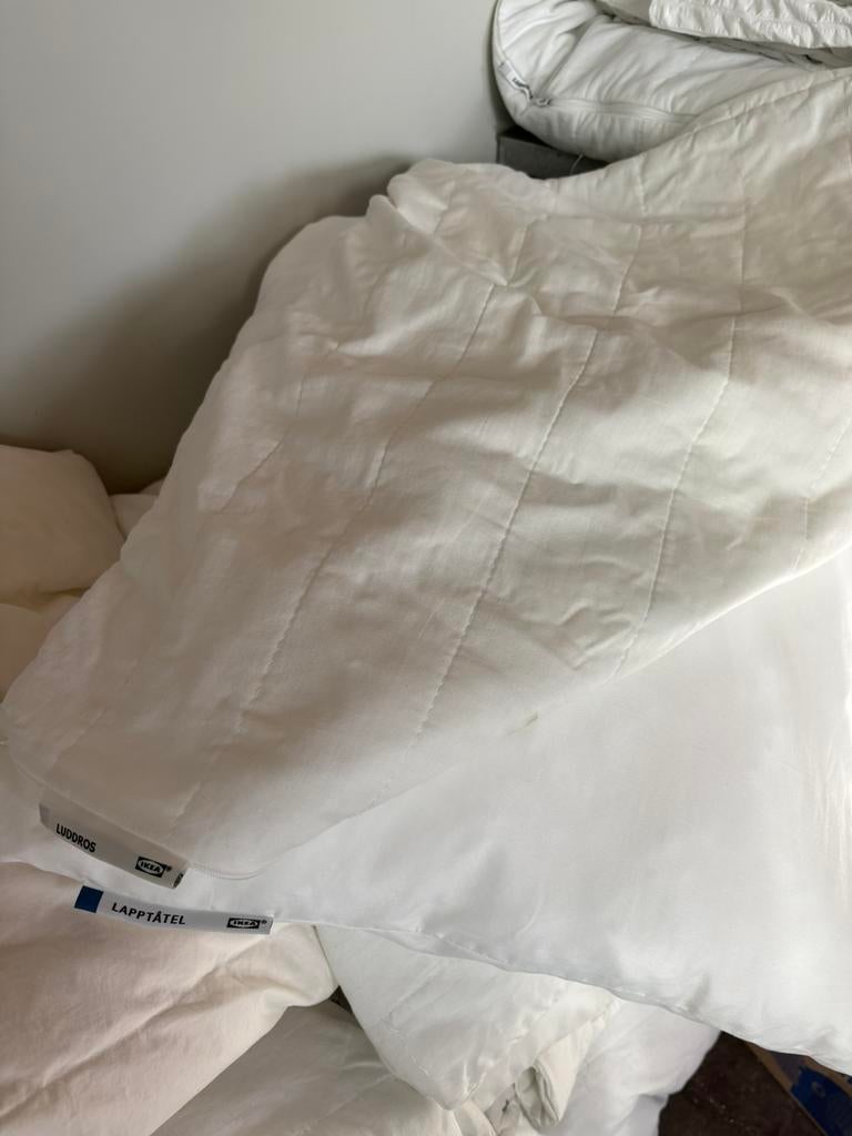 Hoofdkussens IKEA, Huis en Inrichting, Eenpersoons, Wit, Ophalen of Verzenden, Deken of Dekbed