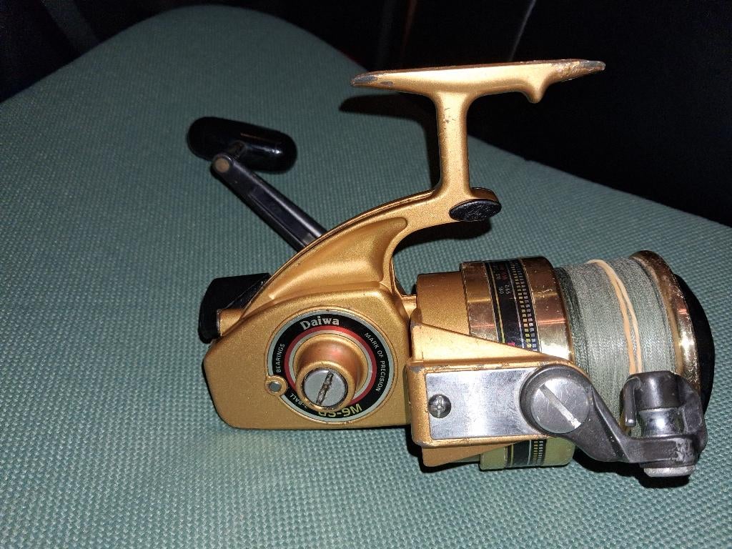 2 x daiwa GS-9M COLECT ATEM BIEDEN, Watersport en Boten, Ophalen of Verzenden, Zo goed als nieuw, Molen