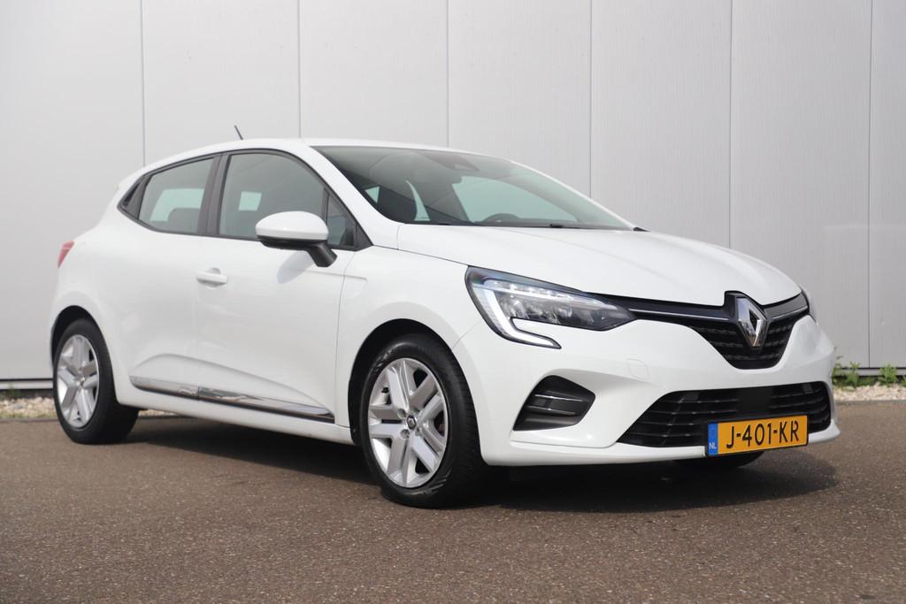 Renault Clio 1.0 TCe Bi-Fuel Zen 101PK Navigatie Carplay And, Voorwielaandrijving, Euro 6, Met garantie (alle), Wit