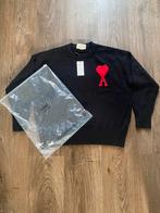 Ami Paris Black Sweater – Designer Streetwear, Kleding | Heren, Truien en Vesten, Ophalen of Verzenden, Zo goed als nieuw, Zwart