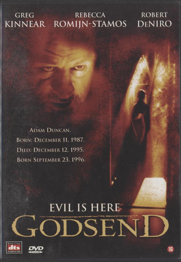 11) Godsend: met Greg Kinnear en Rebecca Romijn-Stamos, Vanaf 16 jaar, Ophalen of Verzenden, Gebruikt, Actiethriller