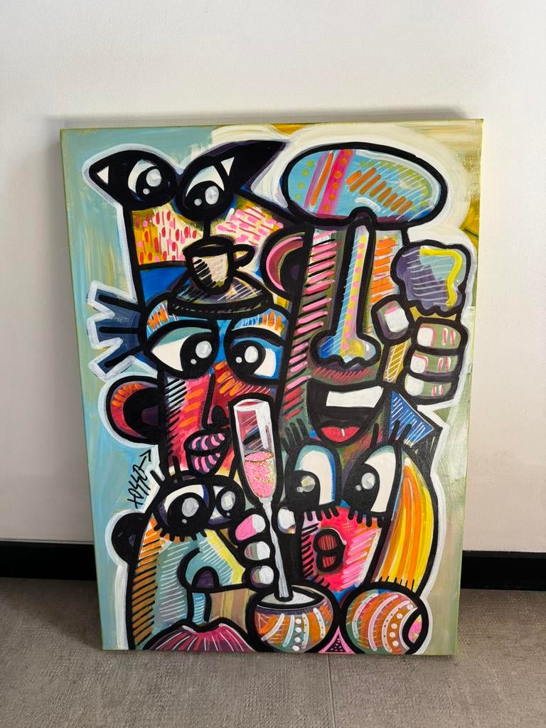 Schilderij Denis Osso, Ophalen