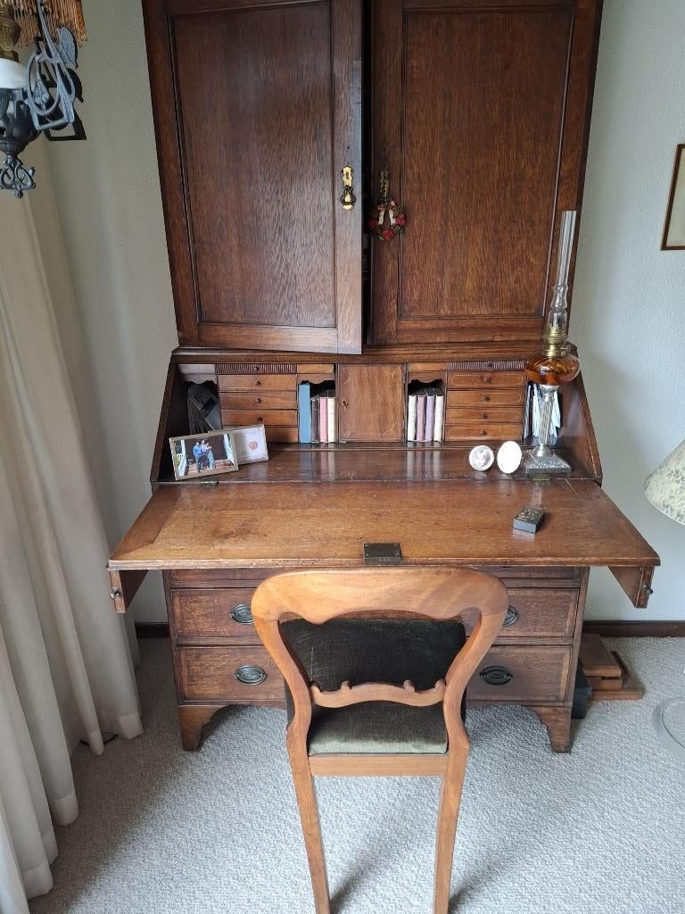 Antiek bureau met opzetkast, Antiek en Kunst, Ophalen