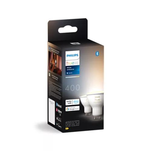 Philips Hue White Ambiance GU10 lamp, Ophalen, Led-lamp, Minder dan 30 watt, Nieuw