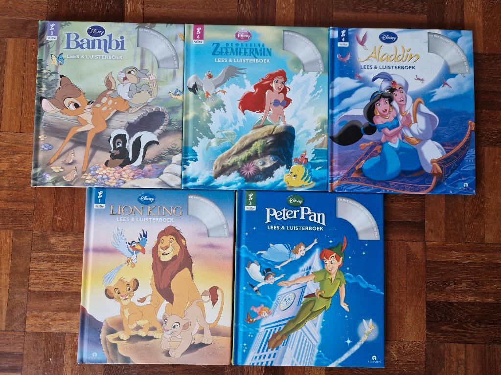 Lees en luister boek-CD Disney, 5 titels, Boeken, Ophalen, Diverse, Kind, Cd