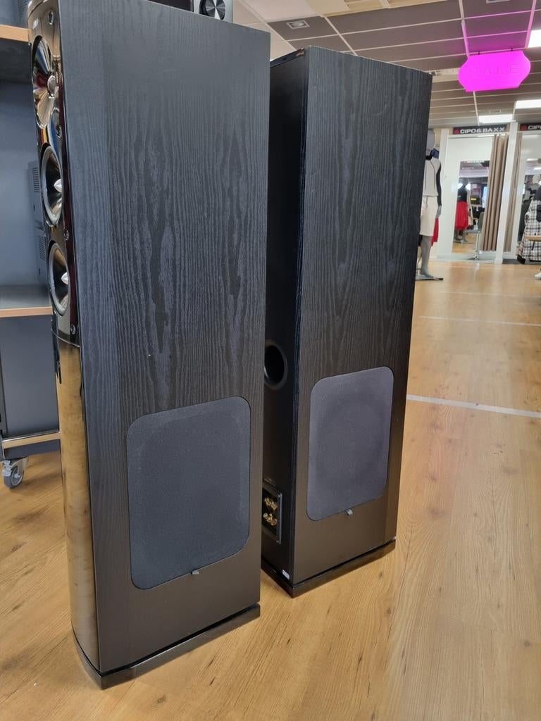 Jamo S 606 zwart zuilspeakers als nieuw, Ophalen, //, Zo goed als nieuw, 60 tot 120 watt