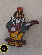 Vintage Pin 'Charlie' met gitaar - Muziek Figuurtje, Verzenden, Gebruikt, Figuurtje, Speldje of Pin