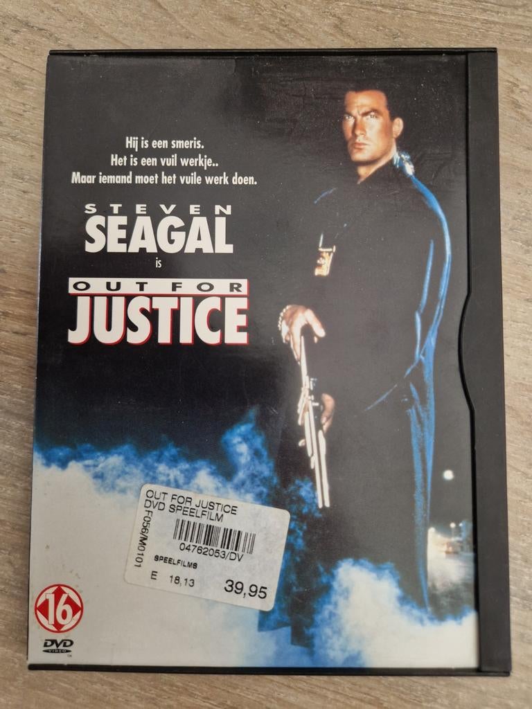 Out for justice , Steven seagal, Vanaf 16 jaar, Ophalen of Verzenden, Zo goed als nieuw