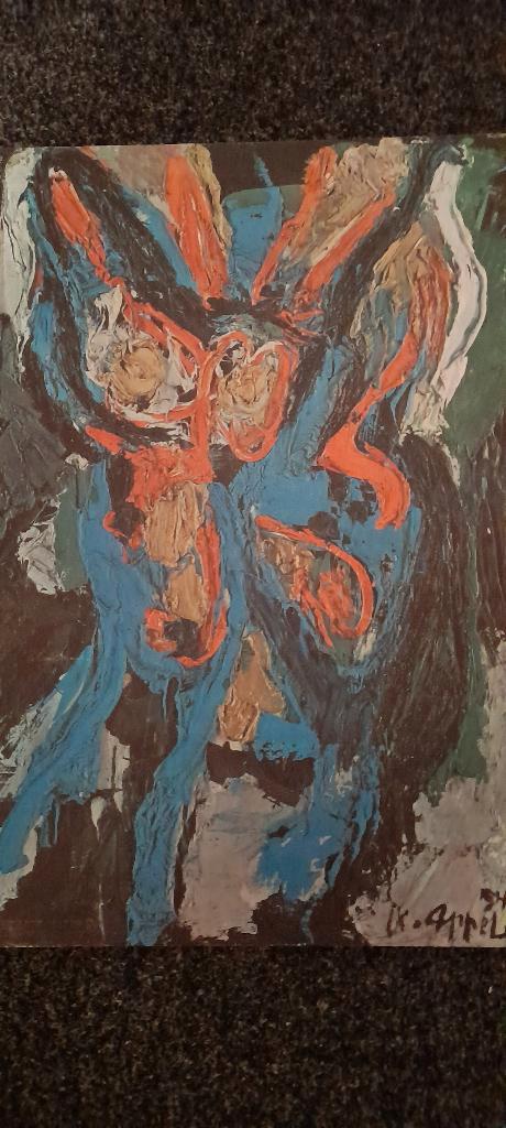 Karel Appel Abstract, Antiek en Kunst, Kunst | Overige Kunst, Ophalen of Verzenden