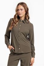 Studio Anneloes Bobby gold new army blouse travelstof mt L, Studio Anneloes, Maat 42/44 (L), Ophalen of Verzenden, Zo goed als nieuw