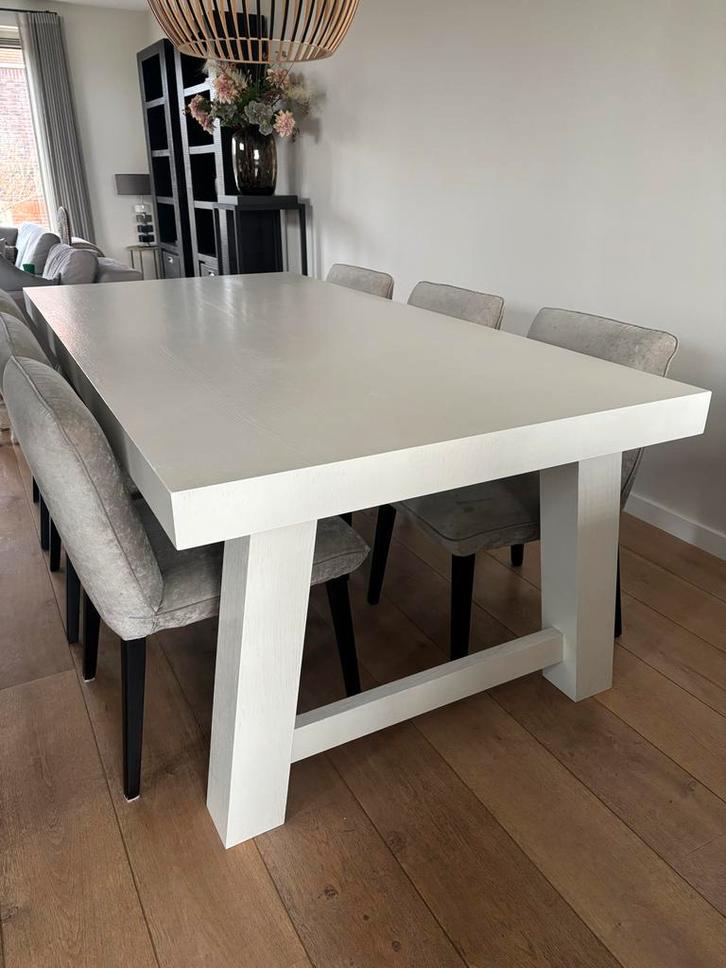 Big Top tafel van Keijser en Co - Eettafel 220x110cm, Huis en Inrichting, Tafels | Eettafels, Gebruikt, 100 tot 150 cm, 150 tot 200 cm