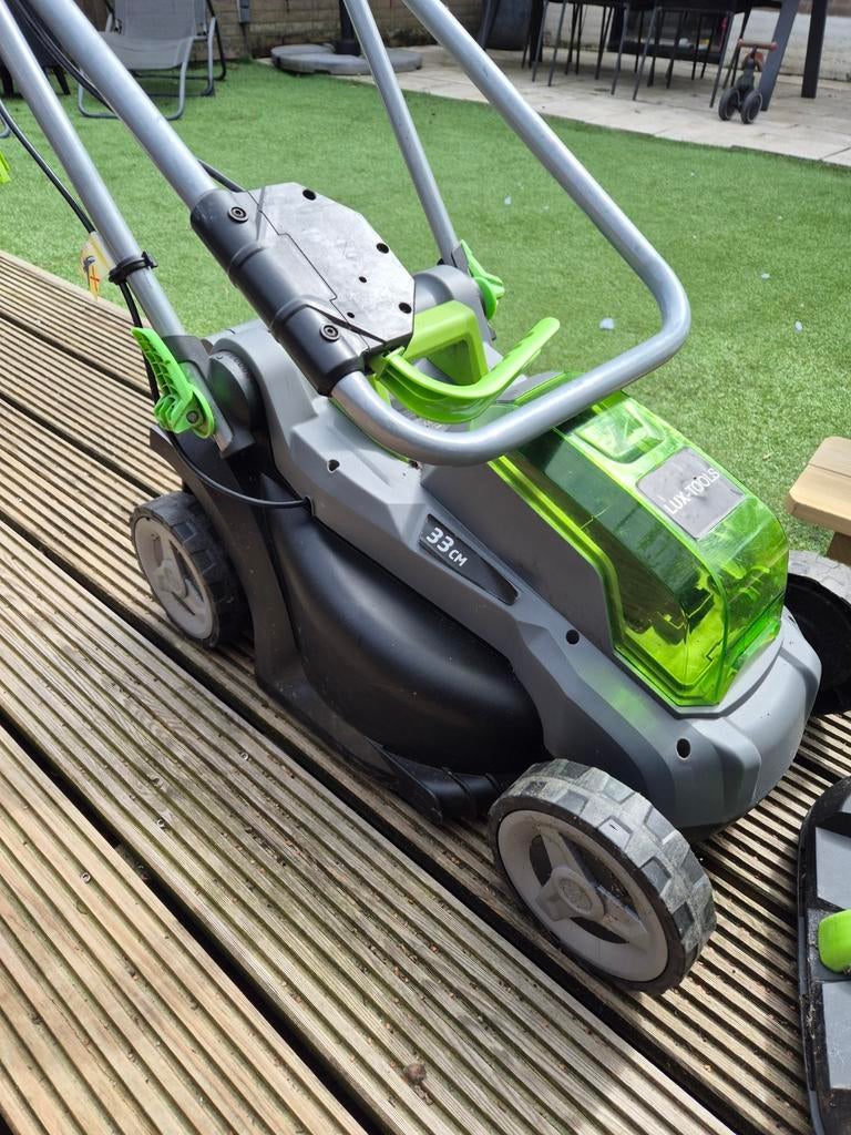 LUX-TOOLS Accu-grasmaaier 33 cm (zonder accu), Ophalen