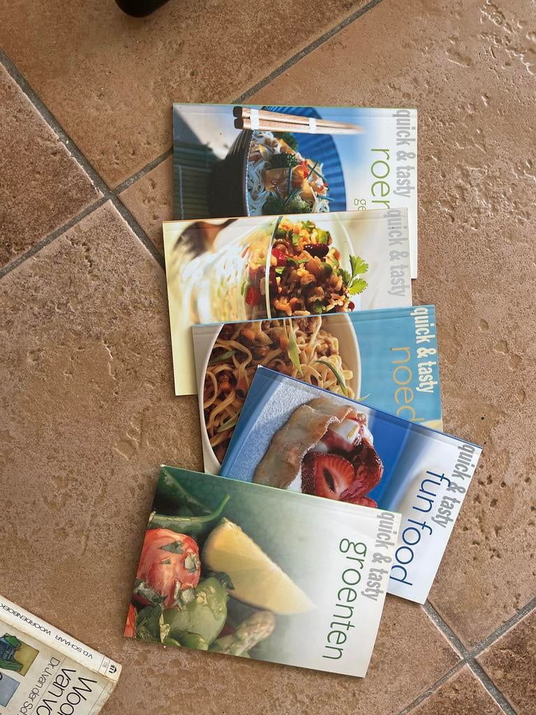 Quick & Tasty Kookboeken Set - 5 Boeken, Boeken, Hoofdgerechten, Gezond koken, Overige gebieden, Ophalen