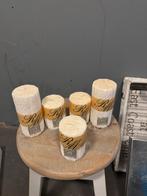 Rivièra Maison kaarsen, Overige materialen, Wit, Ophalen of Verzenden, Zo goed als nieuw