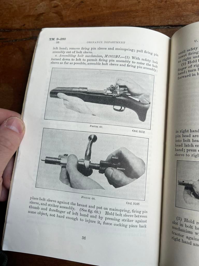 WO2 Amerikaans voorschrift M1922 .22 geweer training rifle, Amerika, Ophalen of Verzenden, Boek of Tijdschrift