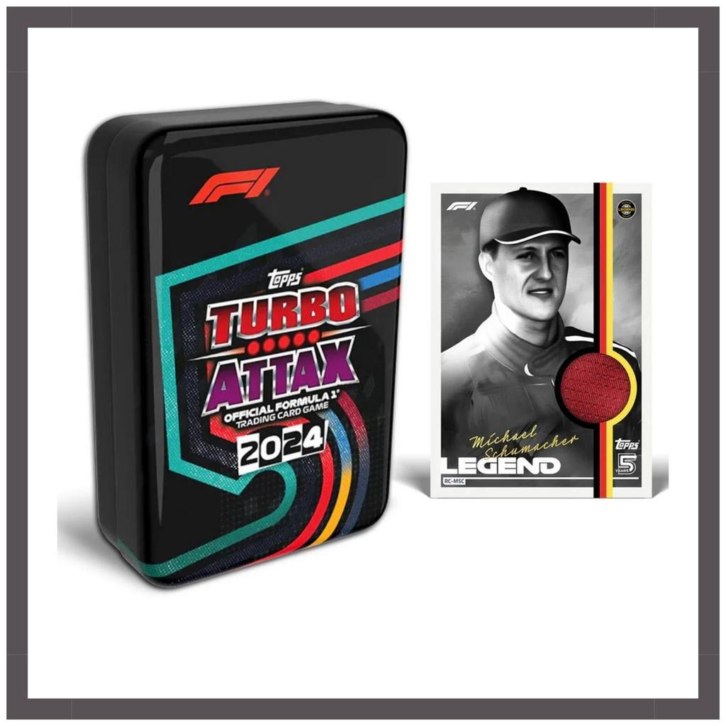 Topps turbo attax F1 Black Tin Fivefold 2024, Verzenden, Nieuw, Formule 1