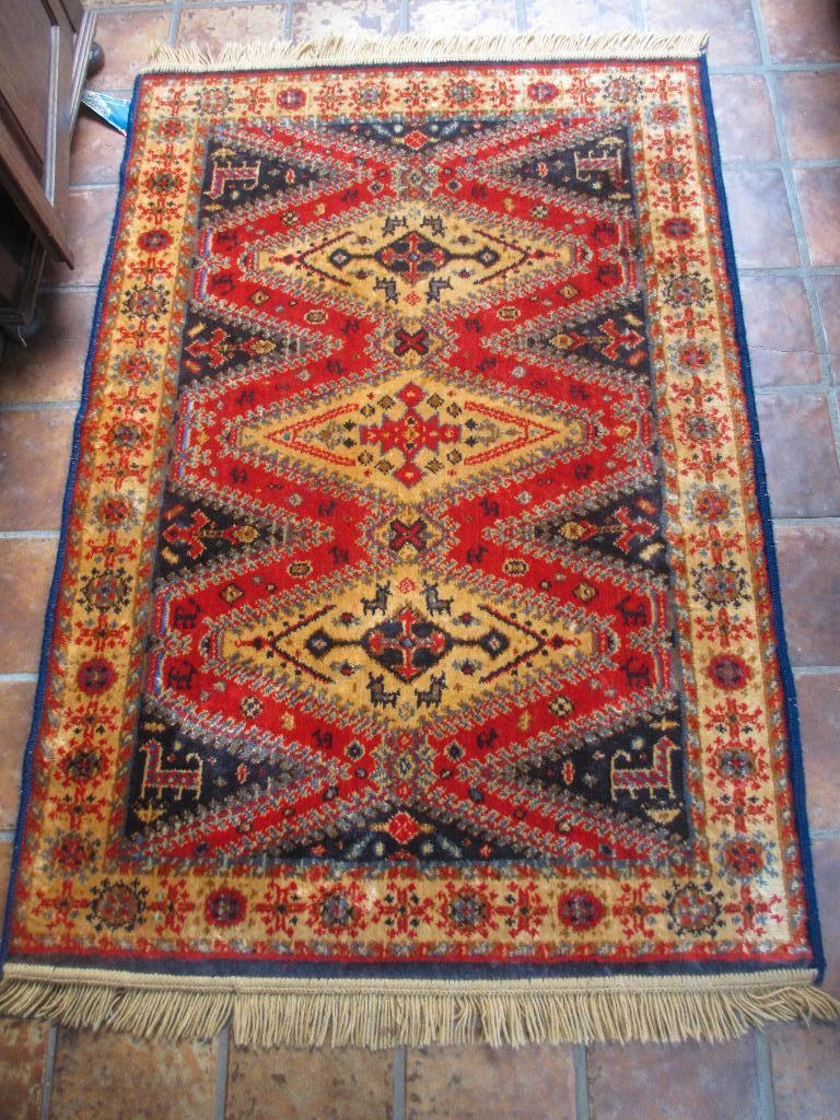 Persisch tapijt 160 x 100cm uit Iran Teheran hoge kwaliteit, Huis en Inrichting, Stoffering | Tapijten en Kleden, Gebruikt, 50 tot 100 cm