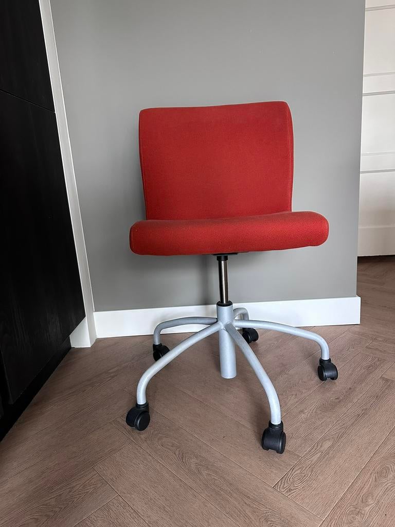 Lensvelt bureaustoel terracotta/oranje, Ophalen, Gebruikt, Oranje, Bureaustoel