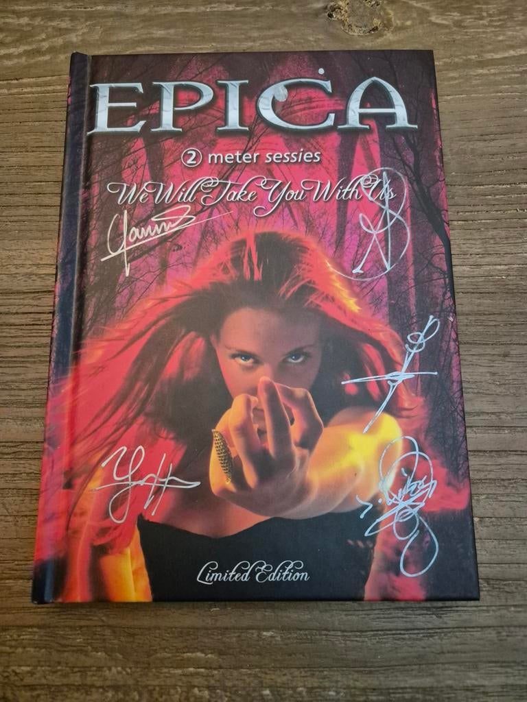 Epica gesigneerd!: We Will Take You With Us Limited Edition, Ophalen of Verzenden, Zo goed als nieuw