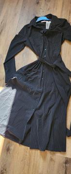 Studio Anneloes Jurk Krijtstreep Maat L Nieuw 125 cm, Studio Anneloes, Zwart, Maat 42/44 (L), Nieuw