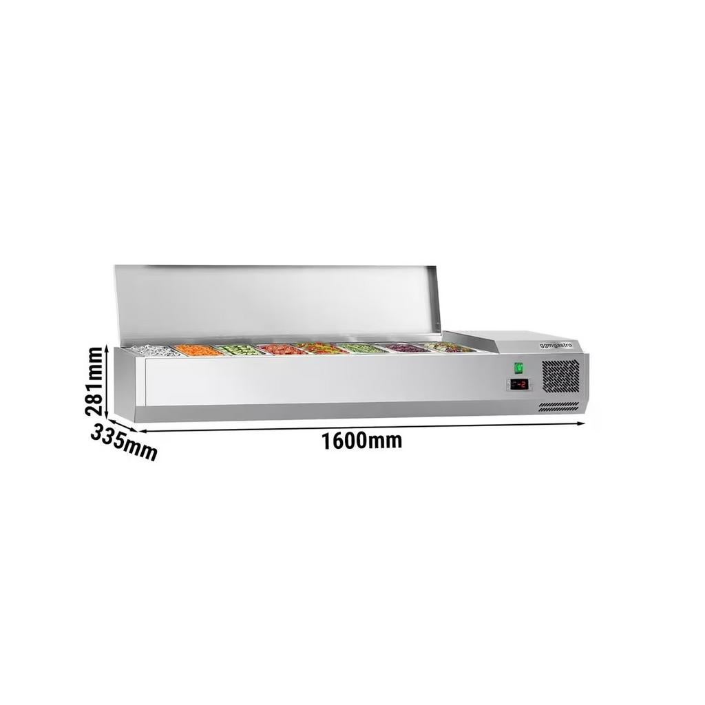 GGMgastro Saladette - RVS Koelvitrine voor Horeca, Zakelijke goederen, Horeca | Keukenapparatuur, RVS Meubilair, Nieuw zonder verpakking
