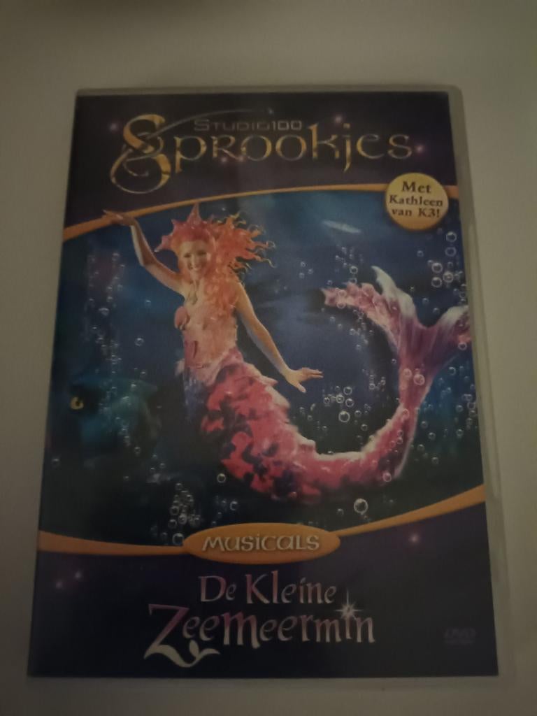 Dvd Studio 100 musicals de kleine zeemeermin k3, Alle leeftijden, Ophalen of Verzenden, Zo goed als nieuw