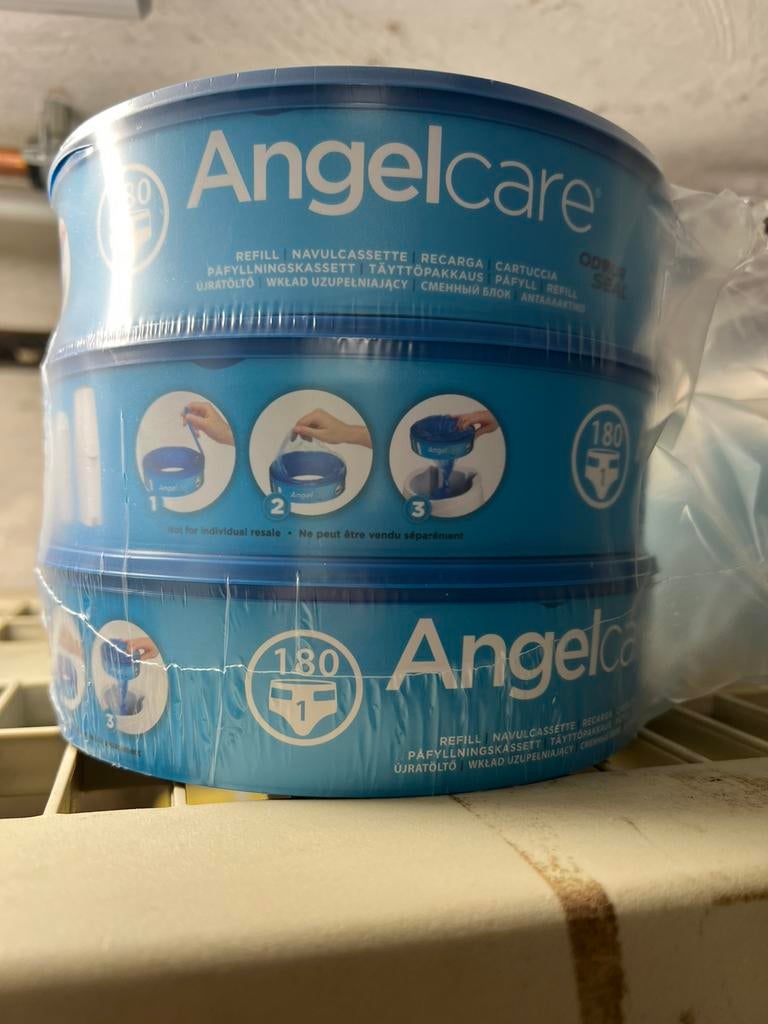 Angelcare luiercassette 3 dichte verpakkingen, Kinderen en Baby's, Ophalen of Verzenden, Nieuw
