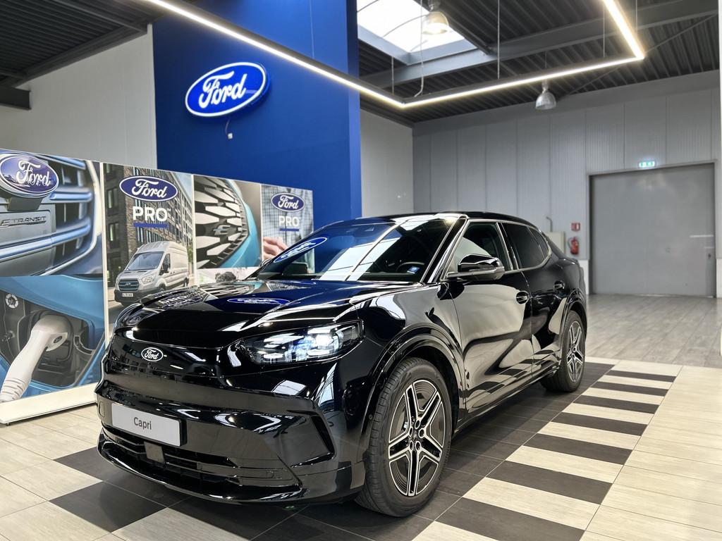 Ford Capri Ext Range RWD 77 kWh PREMIUM | Driver Ass. Pack |, Achterwielaandrijving, Zwart, 1000 kg, 627 km