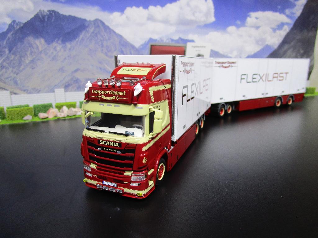 Wsi 01-4880 Scania R Highline CR20H , Transport Teamet, Ophalen, Nieuw, Bus of Vrachtwagen, Wsi