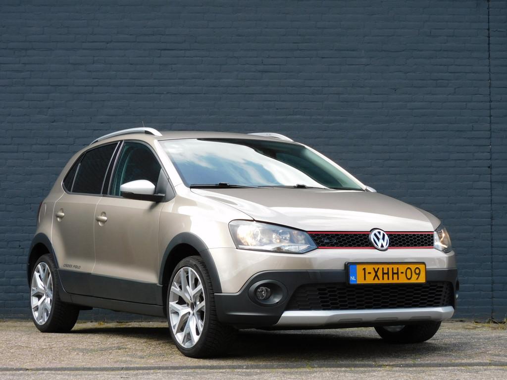 Volkswagen Polo 1.2 TSI Cross AUTOMAAT! TOPSTAAT! DEALER OND, Auto's, Volkswagen, Stof, 4 cilinders, Beige, Origineel Nederlands