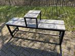 steigerhouten tuinbank te koop met verhoging, Ophalen of Verzenden, Zo goed als nieuw, Hout
