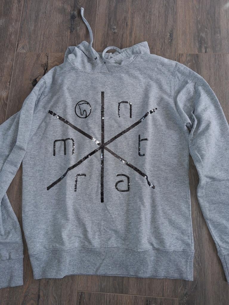Montar hoody maat M grijs paardrij trui, Dieren en Toebehoren, Paardrijkleding, Ophalen