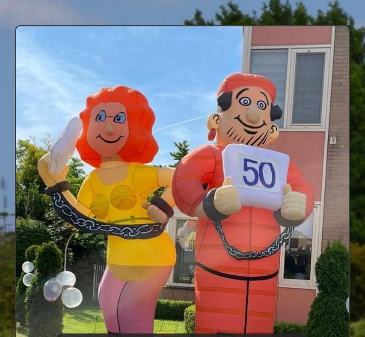 Opblaasbare Gevangenen Poppen voor Jubileum Verhuur, Ophalen, Gebruikt, Verjaardag