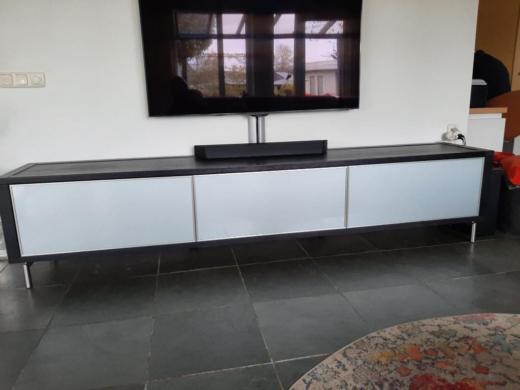 TV kast, Ophalen, Modern en strak, 200 cm of meer, Minder dan 100 cm