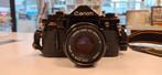 Canon A-1 met 50mm objectief - Mooie staat!, Audio, Tv en Foto, Fotocamera's Analoog, Ophalen of Verzenden, Canon, Xx, Xx
