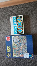 Puzzel en spel: Jumbo 500 stukjes + Krypto Fix, Ophalen of Verzenden, 500 t/m 1500 stukjes, Gebruikt, Legpuzzel