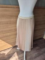 Gouden plisse rok opus 40 creme, Kleding | Dames, Rokken, Maat 38/40 (M), Beige, Ophalen of Verzenden, Zo goed als nieuw