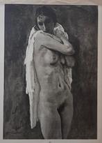Jan Sluijters. Naakt. Staande vrouw. Kunstdruk., Antiek en Kunst, Kunst | Litho's en Zeefdrukken, Ophalen of Verzenden