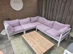 loungeset alluminium wit, Ophalen, Gebruikt