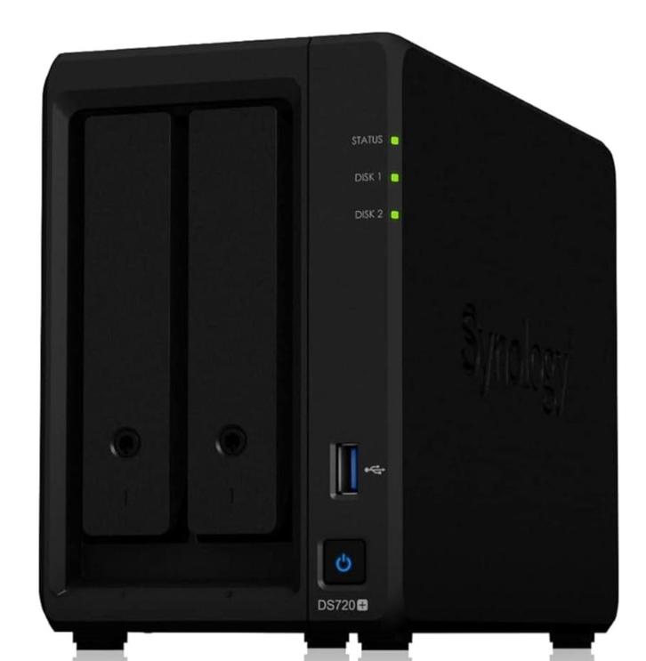 DS720 + Synology Nas met 6 GB geheugen, Computers en Software, NAS, Zo goed als nieuw, Ophalen of Verzenden