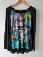 Gaudi Wherever woman longsleeve maat L, Maat 38/40 (M), Zwart, Ophalen of Verzenden, Zo goed als nieuw