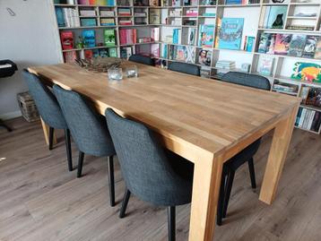 Set van 7 grijze eetkamerstoelen – snel op te halen beschikbaar voor biedingen