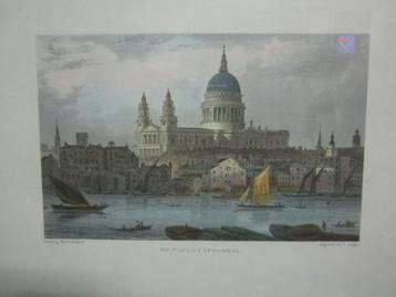 ST.PAUL"'s Cathedral schilderrij ingraved bij T.TINQLE beschikbaar voor biedingen