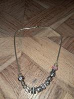 Pandora Ketting met 11 Bedels, Met hanger, Ophalen of Verzenden, Zo goed als nieuw, Zilver