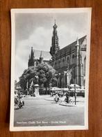 Haarlem. Oude Sint Bavo - Grote Markt. 1956., Verzamelen, 1940 tot 1960, Gelopen, Noord-Holland, Ophalen of Verzenden