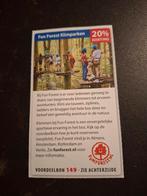 Fun Forest Klimparken 20% korting, Drie personen of meer, Kortingsbon, Overige typen